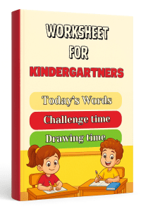 Worksheet for Kindergarten and Learn
